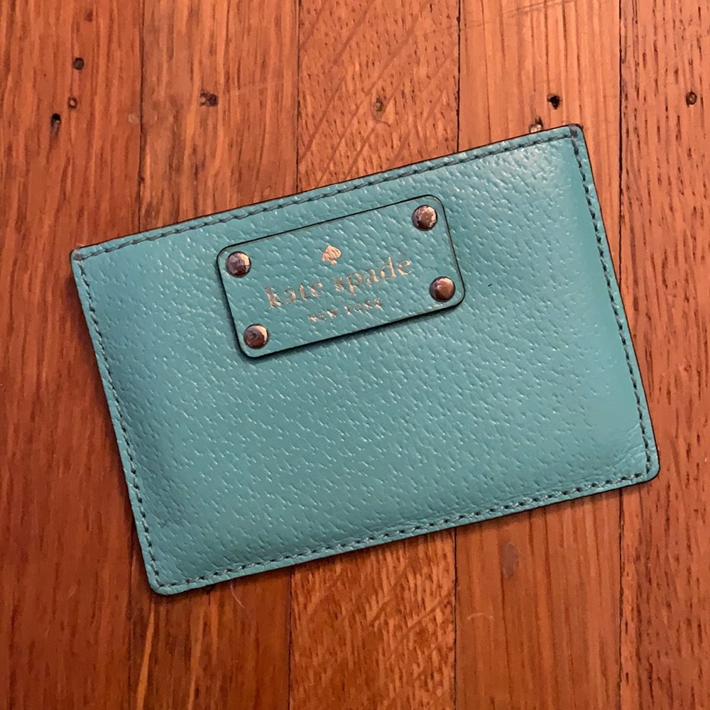 Light Blue Kate Spade Card Holder